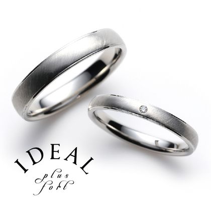 【IDEAL Plus fort(アイデアルプリュフォール)】PLUME～plus fortシリーズ～【鍛造製法の結婚指輪】