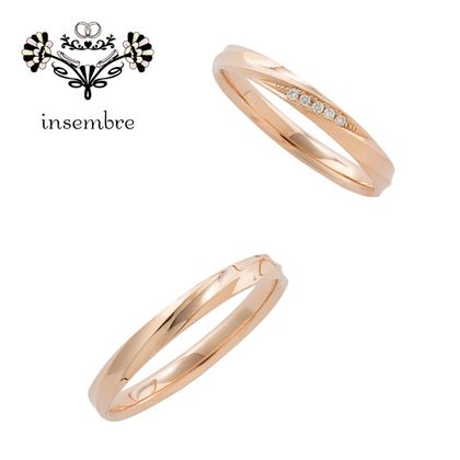 【efu(エフ) ※旧「一新堂(ISSHINDO) 」】インセンブレ　マリッジリング　【INS01NPG・01DPG】