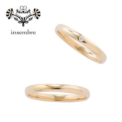 【efu(エフ) ※旧「一新堂(ISSHINDO) 」】インセンブレ　マリッジリング　【INS04NYG・04DYG】