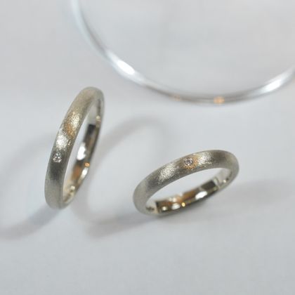 【Smith(工房スミス)】【隠れ家工房でつくる】キラキラマットが神秘的なスターダスト加工のリング