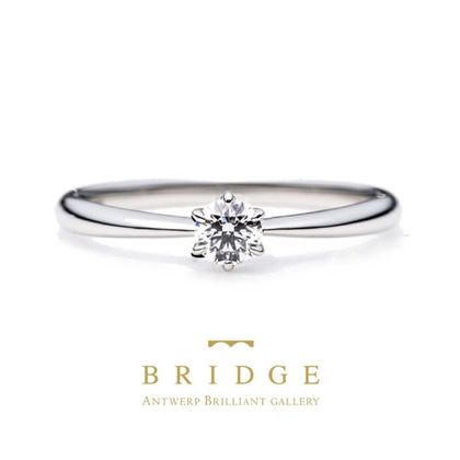 【BRIDGE ANTWERP BRILLIANT GALLERY(ブリッジ・アントワープ・ブリリアント・ギャラリー)】【彼女が二度よろこぶ♪】ダイヤモンドプロポーズリング