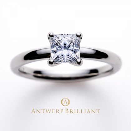 【BRIDGE ANTWERP BRILLIANT GALLERY(ブリッジ・アントワープ・ブリリアント・ギャラリー)】&rdquo;Asterism&rdquo;Princess Cut Solitaire Diamond Ring アステリズム&rdquo;プリンセスカット&rdquo;ソリテールリング