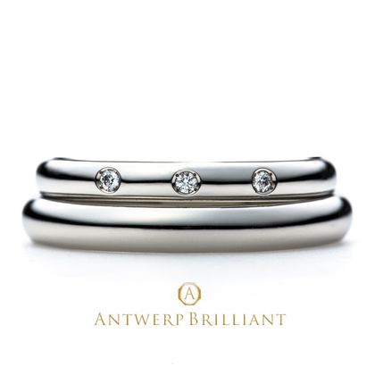 【BRIDGE ANTWERP BRILLIANT GALLERY(ブリッジ・アントワープ・ブリリアント・ギャラリー)】“Evening Star” Solitaire Diamond Ring Set ”イヴニングスター” ソリテール ダイヤモンド リング