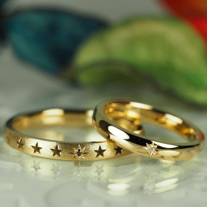 【Antille(アンティール)】オーダーメイド結婚指輪（イエローゴールド）