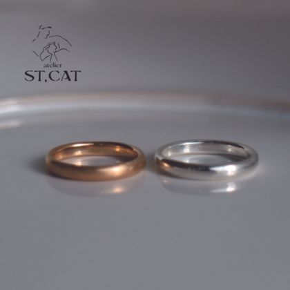 【atelier ST, CAT(アトリエ エスティーキャット)】機能性とモダンな洗練を兼ね備えた存在感【オーダー結婚指輪】Rohe