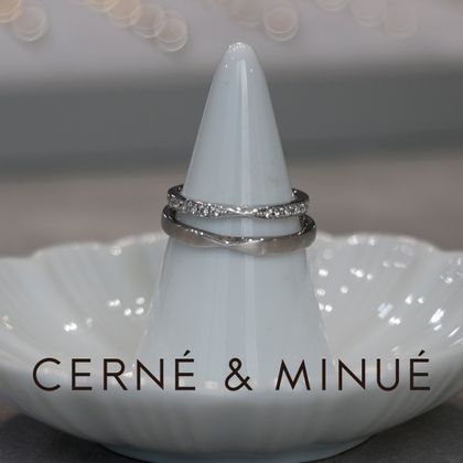 【CERNÉ＆MINUÉ by BIJOUPIKO(セルネとミヌエ バイ ビジュピコ)】手作り結婚指輪（Pt950／鏡面,ヘアライン）~ 経験豊富な職人がマンツーマンでサポート ~