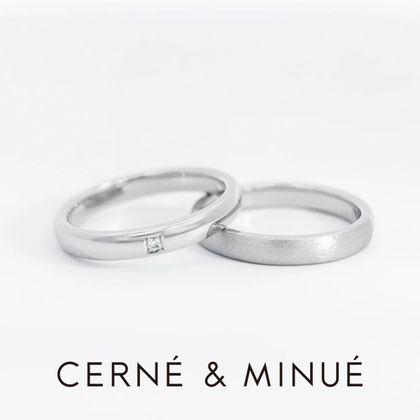 【CERNÉ＆MINUÉ by BIJOUPIKO(セルネとミヌエ バイ ビジュピコ)】手作り結婚指輪（Pt950／鏡面,ネイチャー）~ 経験豊富な職人がマンツーマンでサポート ~