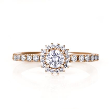 【DIAMOND DOT LAB(ダイアモンド ドット ラボ)】七ノ幸【宝樹】セットリング/ 森の中から宝物を見つけるイメージをデザインしました。