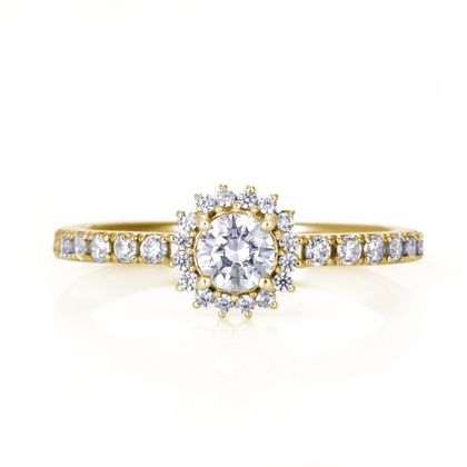 【DIAMOND DOT LAB(ダイアモンド ドット ラボ)】七ノ幸【宝樹】セットリング/ 森の中から宝物を見つけるイメージをデザインしました。