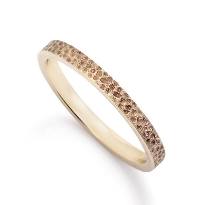 【DIAMOND DOT LAB(ダイアモンド ドット ラボ)】TOM336　TOM-337　マリッジリング/ ハンマー仕上げが施された個性的なリングです。