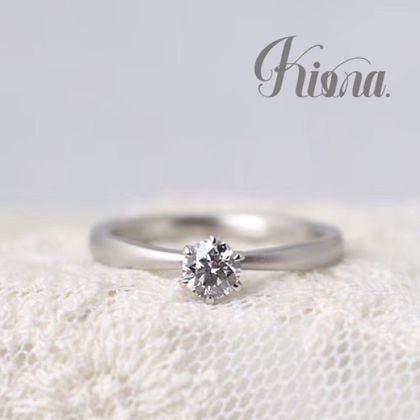 【atelier Kiona(アトリエキオナ)】【オーダーメイド】やっぱり憧れ！シンプルな一粒ダイヤのエンゲージリング
