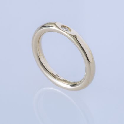 【ENEY(エネイ)】SURFACE K10YG MARQUISE DIAMOND MIRROR RING