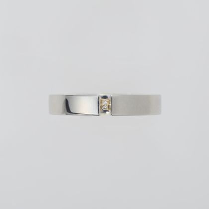 【ENEY(エネイ)】BRIDGE RING HIRA PT900 &times; K18YG