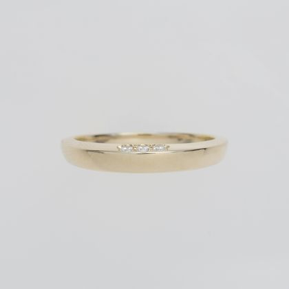 【ENEY(エネイ)】SMOOTH DIAMOND RING K10YG