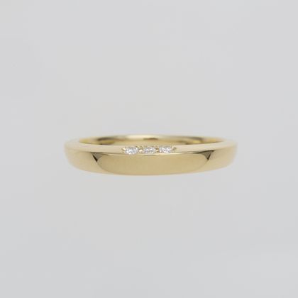 【ENEY(エネイ)】SMOOTH DIAMOND RING K18YG