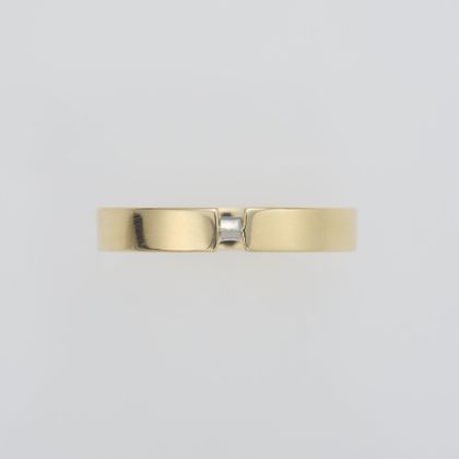 【ENEY(エネイ)】BRIDGE RING HIRA K18YG &times; PT900