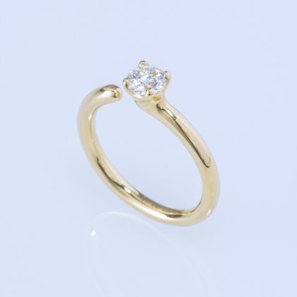 【ENEY(エネイ)】ONE K18YG 0.5CT ROUND RING