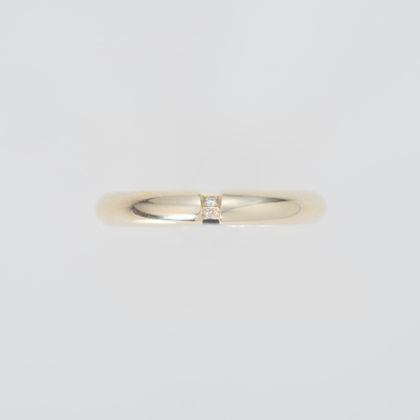 【ENEY(エネイ)】2PIECE BRIDGE DIAMOND RING K10YG &times; K10YG