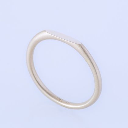 【ENEY(エネイ)】SURFACE K10YG MATTE SLIM RING