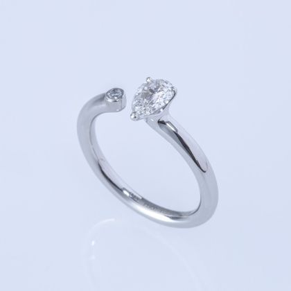 【ENEY(エネイ)】TWO PT900 PEAR/MELEE RING