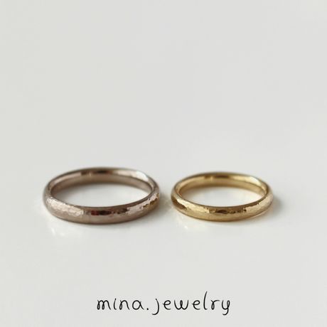 mina jewelry ゴールドリング　ダイヤ0.2ct 9.5号 mina jewelry ゴールドリング ダイヤ0.2ct 9.5号 指輪の色