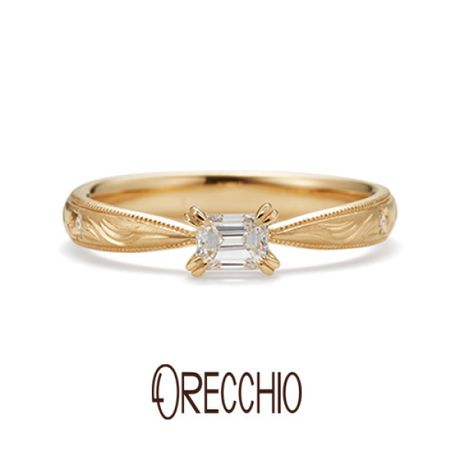 【ORECCHIO(オレッキオ)】＜monaco～モナコ＞婚約指輪　ME-1008