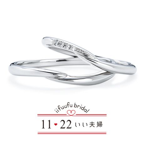 AHKAH ティナグラデエタニティーリング ティナ リング（ハーフエタニティ/1.5mm） [結婚指輪] AHKAH