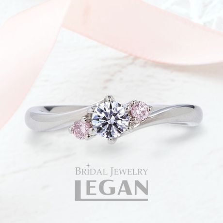 0.05ctピンクダイヤリング 指輪 ウェーブ 19号 ピンクダイヤリング 指輪 ウェーブリング 19号 直送・代引不可 0.05ct