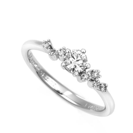 ★AHKAH★ ラヴェリテ ダイヤ リング Pt950 ラヴェリテソリテール リング｜AHKAH bridal / アーカー