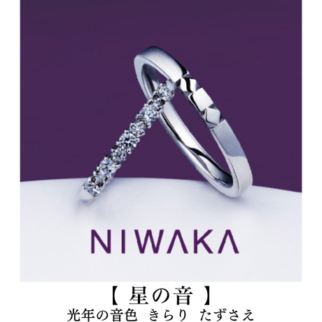 初桜 UIZAKURA [結婚指輪] 俄(にわか) | Ringraph(リングラフ)