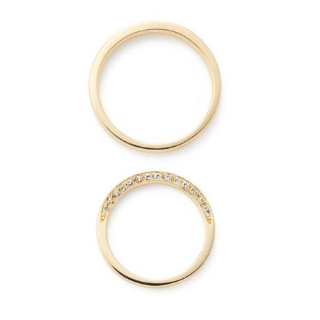 ティナ リング（ハーフエタニティ/1.5mm） [結婚指輪] AHKAH
