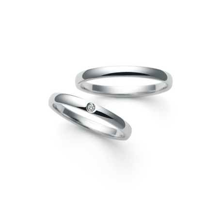 AHKAH ティナグラデエタニティーリング ティナ リング（ハーフエタニティ/1.5mm） [結婚指輪] AHKAH