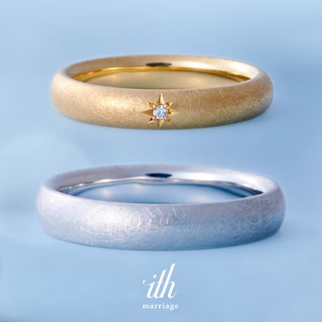 18MA-010】メビウスデザインのプラチナの結婚指輪 [結婚指輪] 鶴