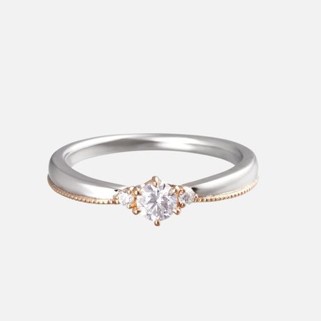 結婚指輪　エクセルコダイヤモンド　 マリアージュオワゾー　exelco セットリング] ≪EXELCO DIAMOND≫ （Mariage Oiseaux（マリアージュ