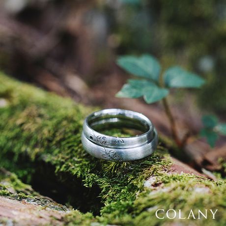 睡蓮 SUIREN [結婚指輪] 俄(にわか) | Ringraph(リングラフ)