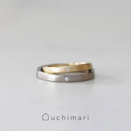 ティナ リング（ハーフエタニティ/1.5mm） [結婚指輪] AHKAH