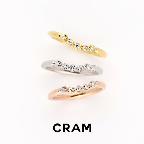 ティナ リング（ハーフエタニティ/1.5mm） [結婚指輪] AHKAH