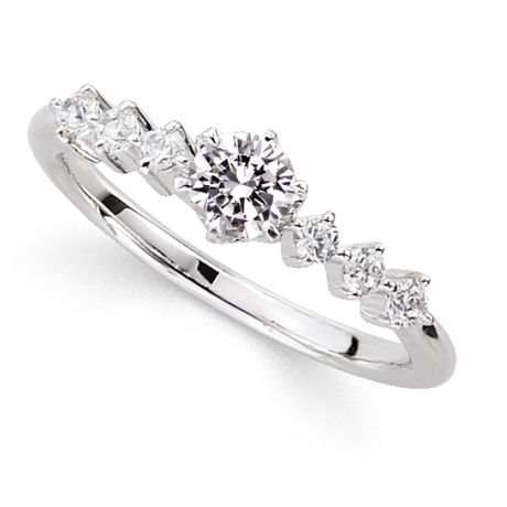 プロポーズリング【ASVR6918 CZ】 [婚約指輪] ヴァンドーム青山