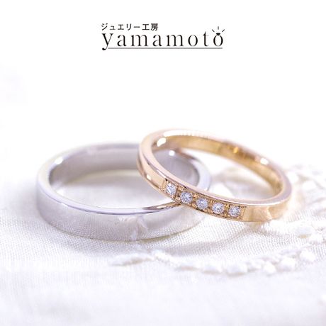 リュバン ドゥ マリエ 【AMPR0110-S2/HM/SA】 [結婚指輪] ヴァンドーム