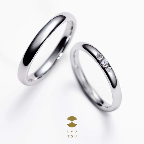 ティナ リング（ハーフエタニティ/1.9mm） [結婚指輪] AHKAH