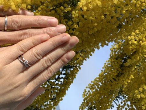 【アイプリモ(I-PRIMO)の口コミ】 お互いに好きなデザインを考えてお店に行き、スタッフの方に色々出してい…