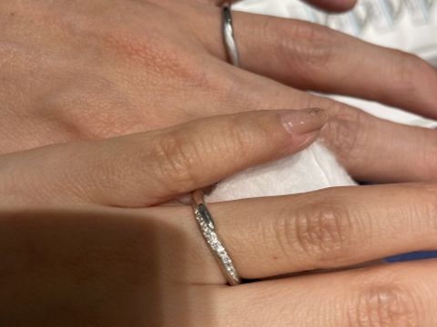 【銀座ダイヤモンドシライシの口コミ】 太すぎず細すぎずないことや、派手すぎないけどシンプルすぎないところが…