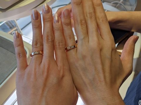 【ヴァン クリーフ＆アーペル(Van Cleef & Arpels)の口コミ】 トゥージュール シニアチュール エトワール マリッジリングを試着しました…