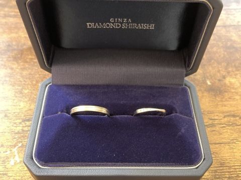 【銀座ダイヤモンドシライシの口コミ】 ウェーブのデザインが欲しかったのですが、婚約指輪がストレートタイプだ…