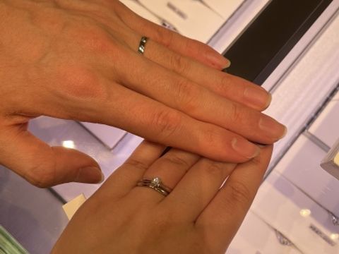 【シャネル(CHANEL)の口コミ】 私はカメリア コレクション マリッジリング、彼はジョン エターナル マリ…