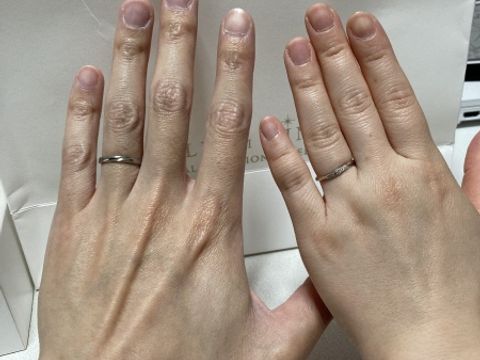 【アネリディギンザ(ANELLI DI GINZA)の口コミ】 妻の指輪についているピンクダイヤモンドが素敵で一目惚れしました。自分…