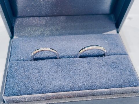 【ラザール ダイヤモンド(LAZARE DIAMOND)の口コミ】 結婚指輪の決め手は付け心地でした。ずっと付けるものなので、付け心地が…