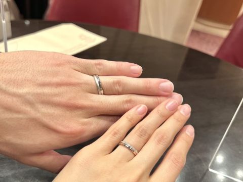 【ケイウノ ブライダル(K.UNO BRIDAL)の口コミ】 銀座周辺のジュエリーショップを何軒もはしごして色々試したもののなかな…