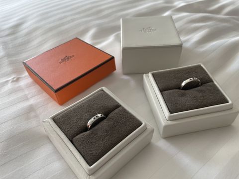 【エルメス(HERMES)の口コミ】 最近はそれぞれ好きなデザインにするオシャレなカップルも増えてますが、…