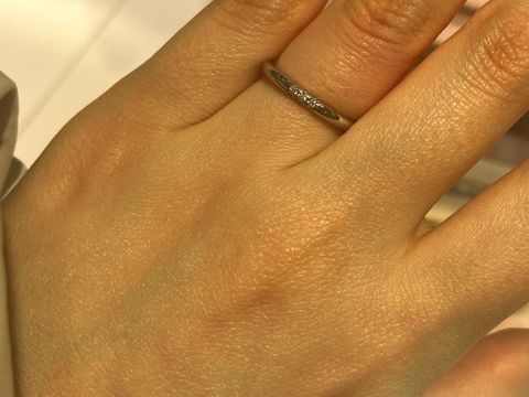 【MIKIMOTO(ミキモト)の口コミ】 ミキモトらしさを感じる落ち着いた上品でエレガントな指輪です。ストレー…